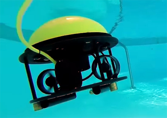 SeaDrone in a pool