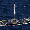 SpaceX lands on ocean droneship for the first time